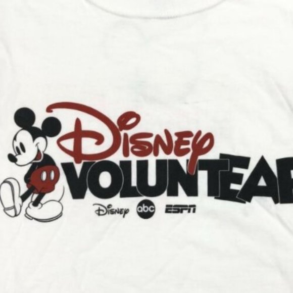 Disney Voluntears Unisex T Shirt Volunteer - Picture 1 of 7
